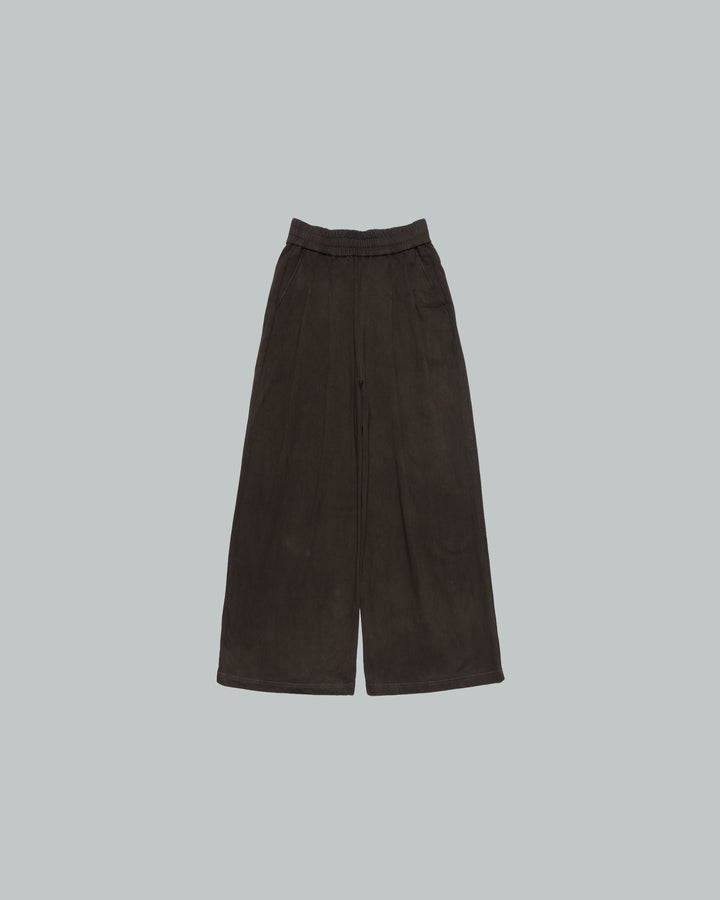 High Gauge Soft Terry  Two Tuck Wide Pants