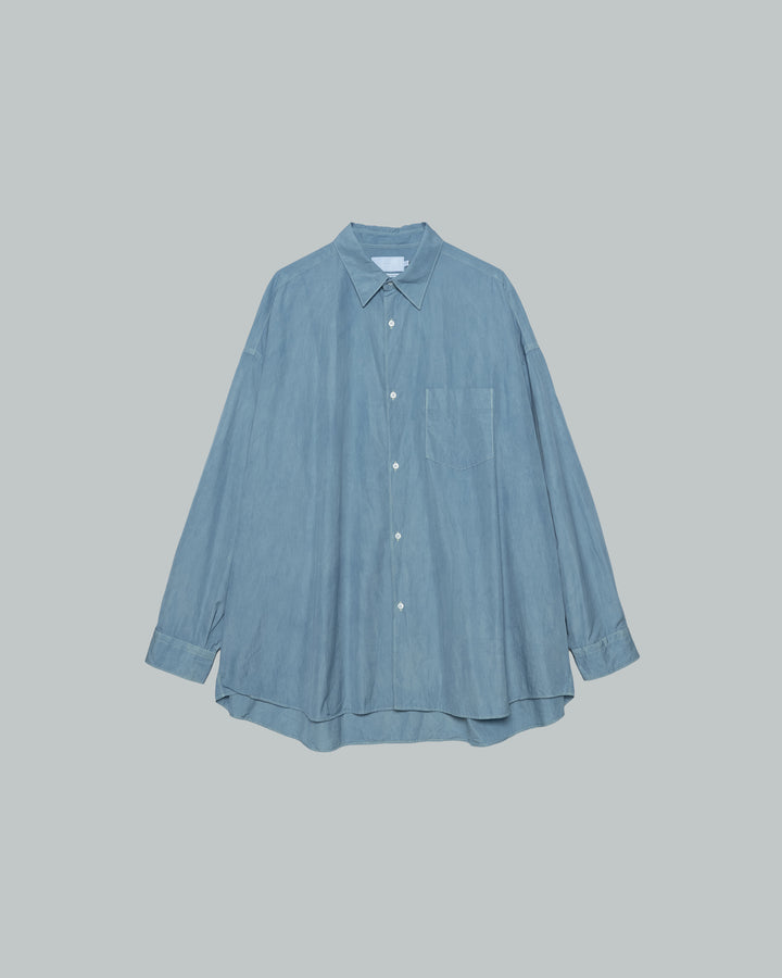 ALUMO for GP L/S Oversized Regular Collar Shirt