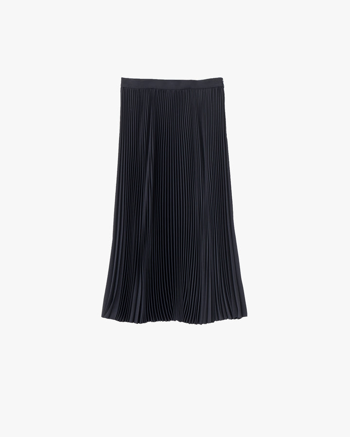 Satin Pleats Skirt