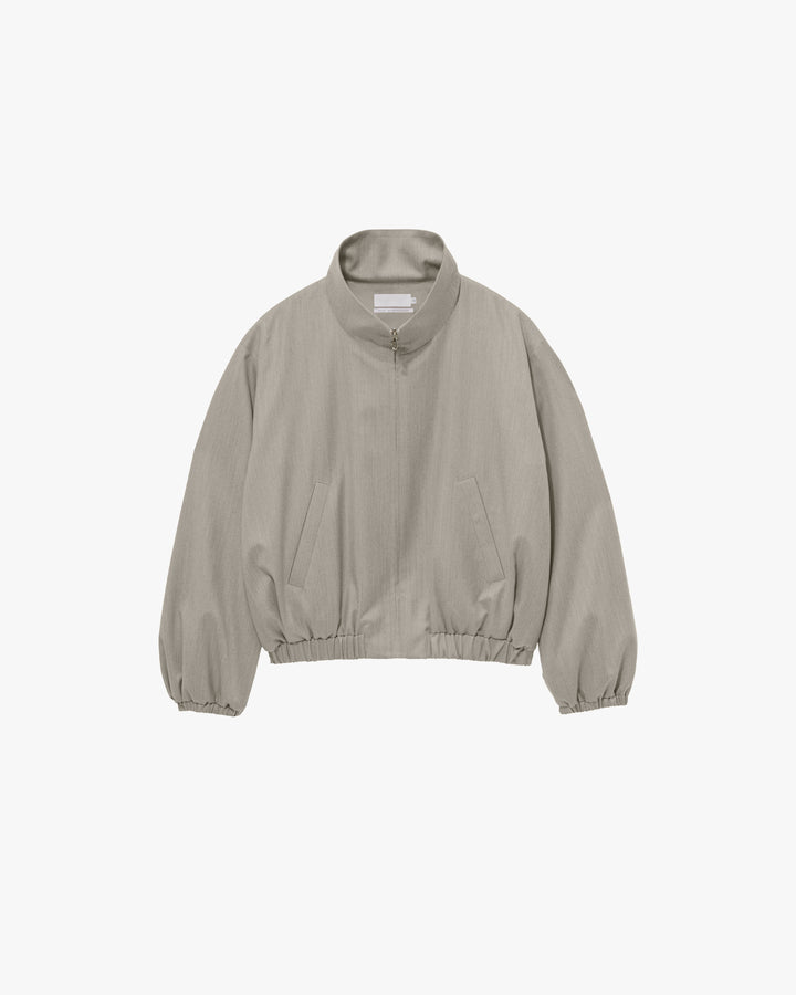 Fine Wool Saxony Balloon Jacket