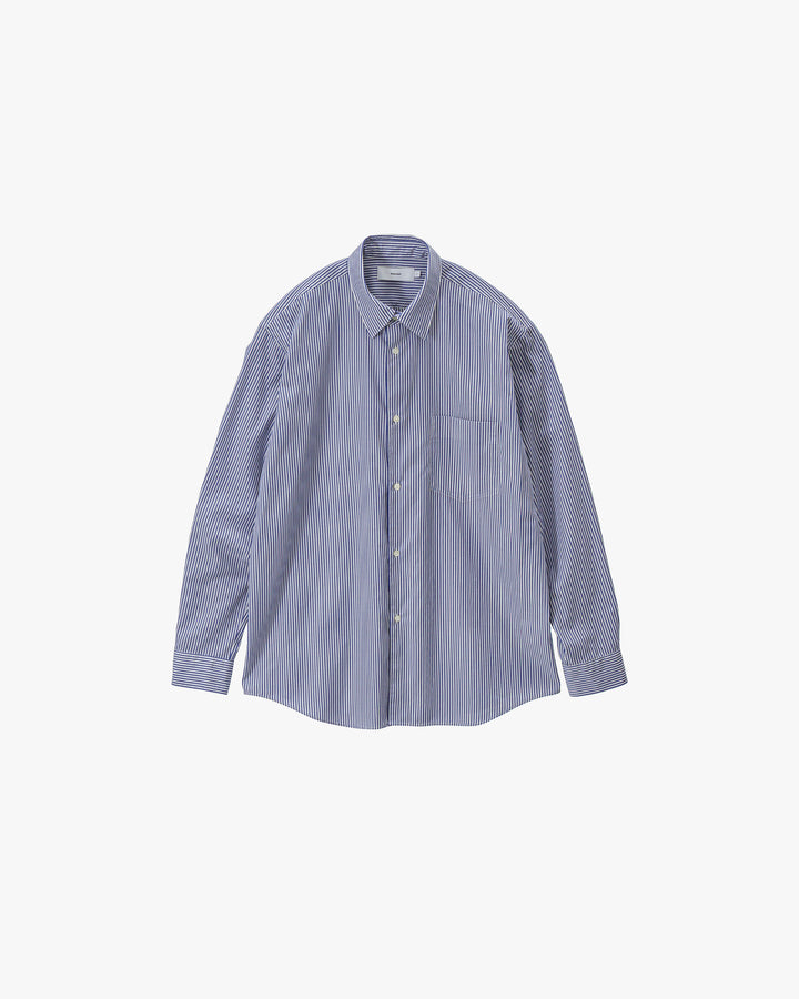 Broad Stripe Regular Collar Shirt