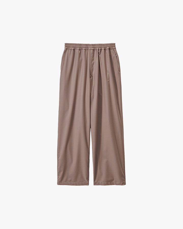Extra Fine Wool Easy Wide Pants