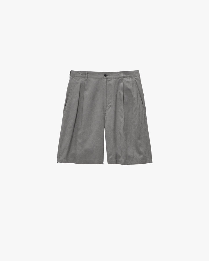 Linen Cupro Oversized Shorts