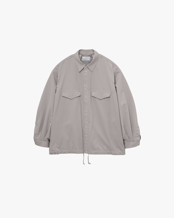 Wool Ripstop Shirt Jacket