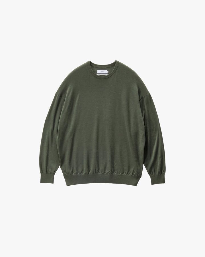 -SALE- High Gauge L/S Oversized Crew Neck Knit