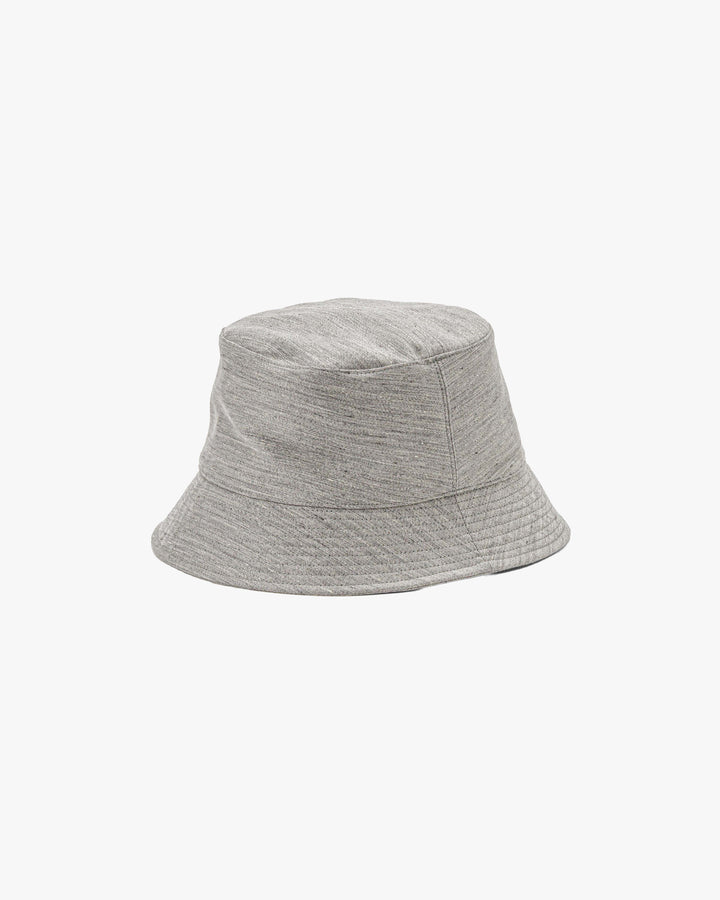Linen Cupro Back Satin Bucket Hat