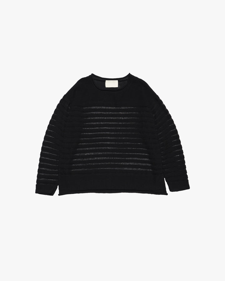 PANEL BORDER SWEATER