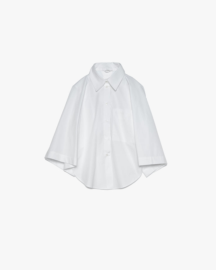 -SALE- FITTED SHIRT WITH TWISTABLE SLEEVE DETAIL