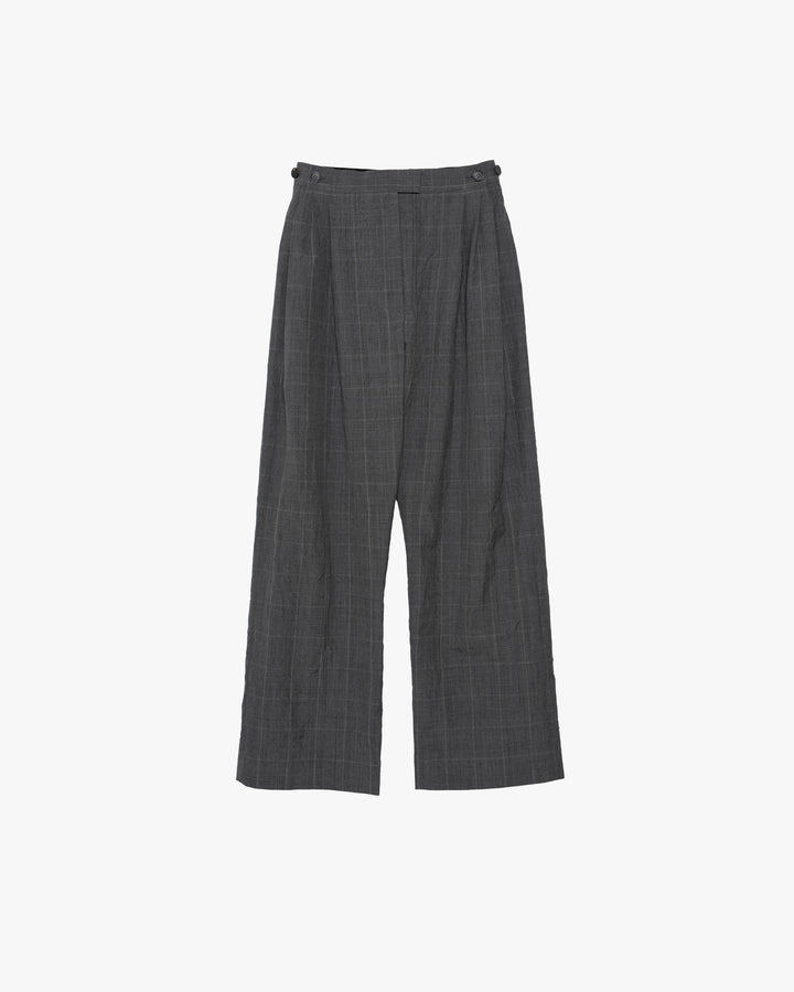 -SALE- WIDE-LEG TROUSERS WITH ADJUSTABLE WAIST