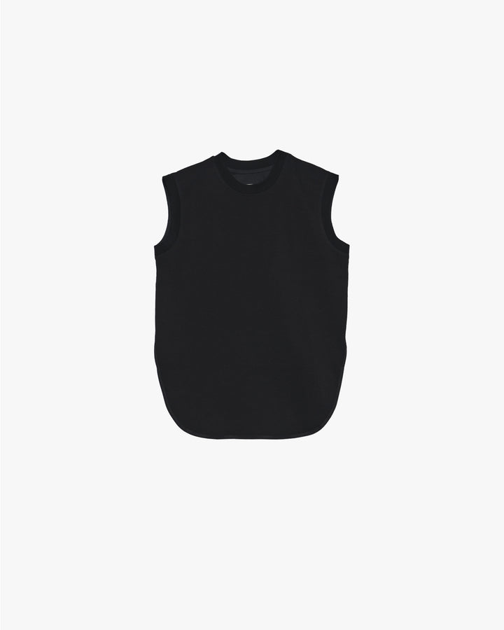 Criss-Cross Back T-Shirt in Black