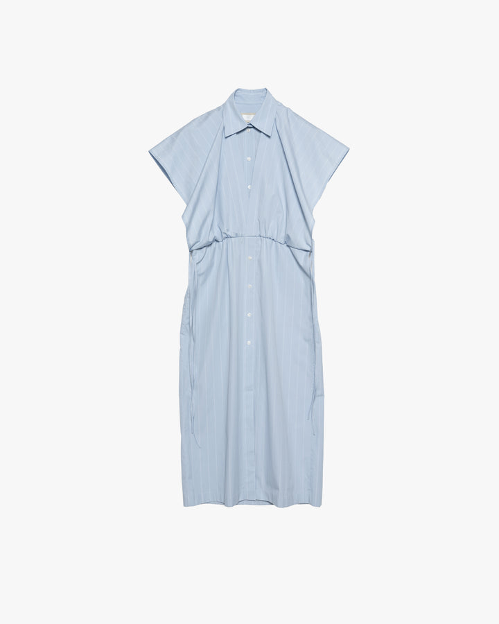 Asymmetric Layered Shirt Dress