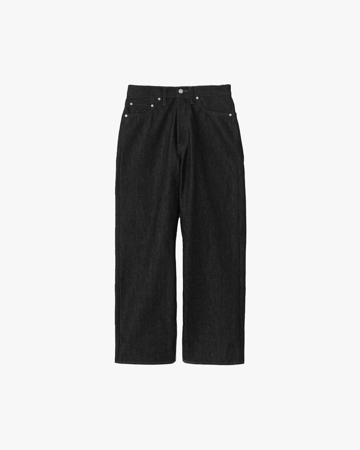 Selvage Denim Five Pocket Wide Straight Pants