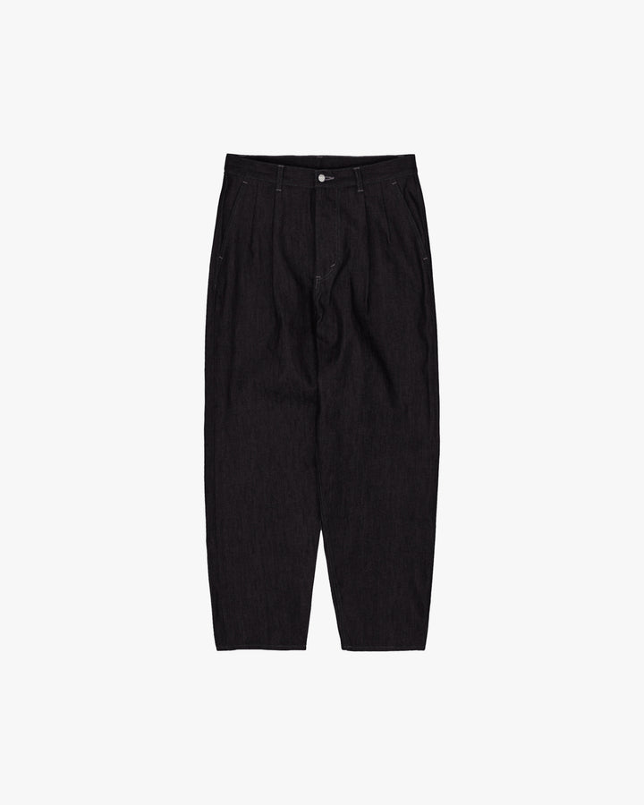 Selvage Denim Two Tuck Tapered Pants