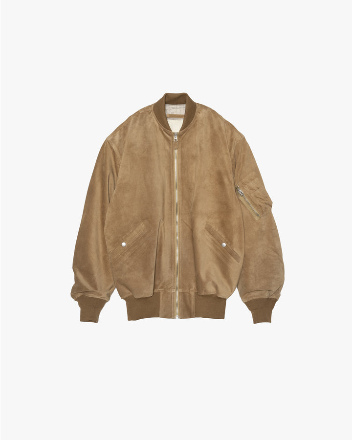 SUEDE BOMBER JACKET