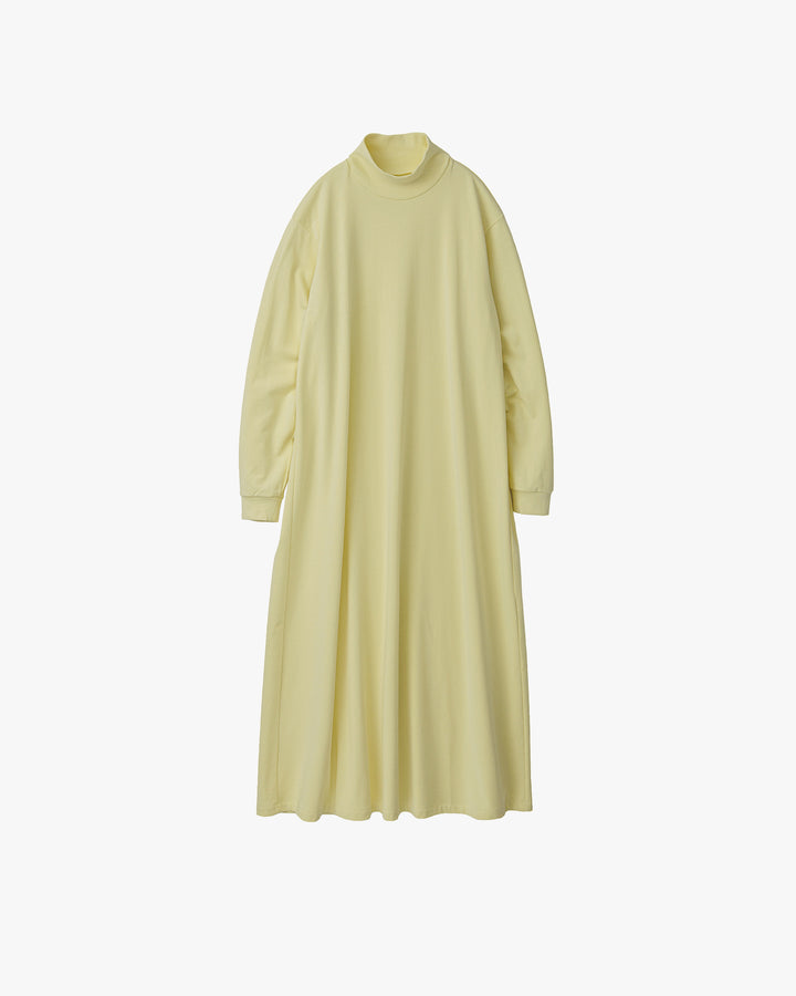 -SALE- Cotton Light Terry High Neck Dress