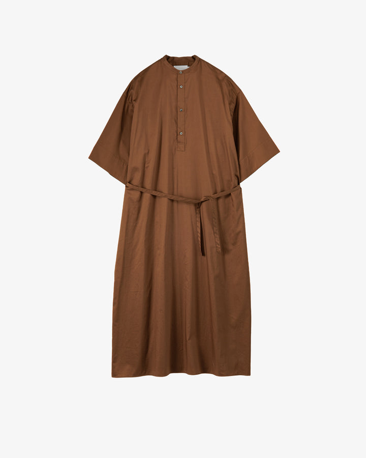 -SALE- Silicon Poplin 3/4 Sleeve Smock Dress