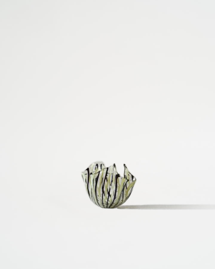 -temp- VENINI Fazzoletto Vase Black